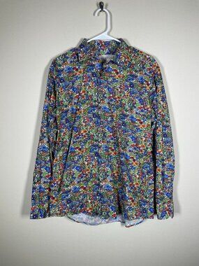 Kurt River NYC Classic Fit Floral Button-up Shirt Men's L Multicolor!